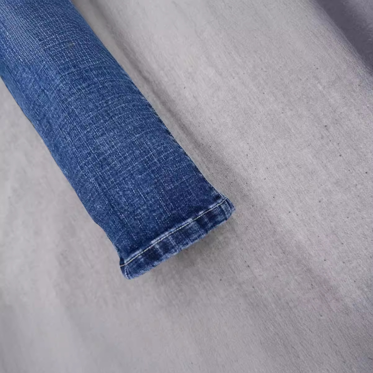 foreign trade factory jeans Men's wholesale factory straight jeans washed Application Scenario