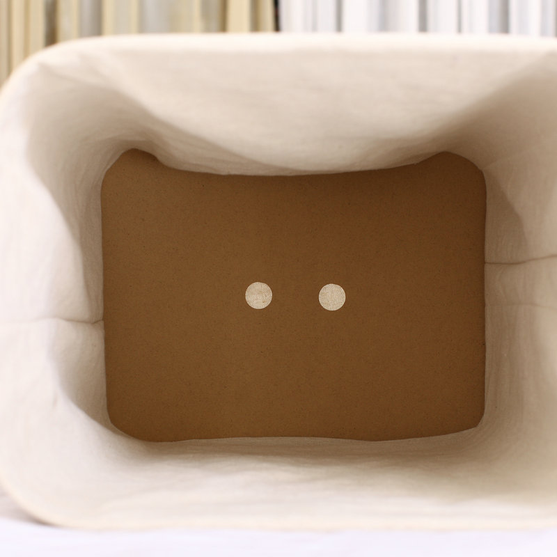 Bamboo folding and woven dirty clothes storage bucket Item Picture