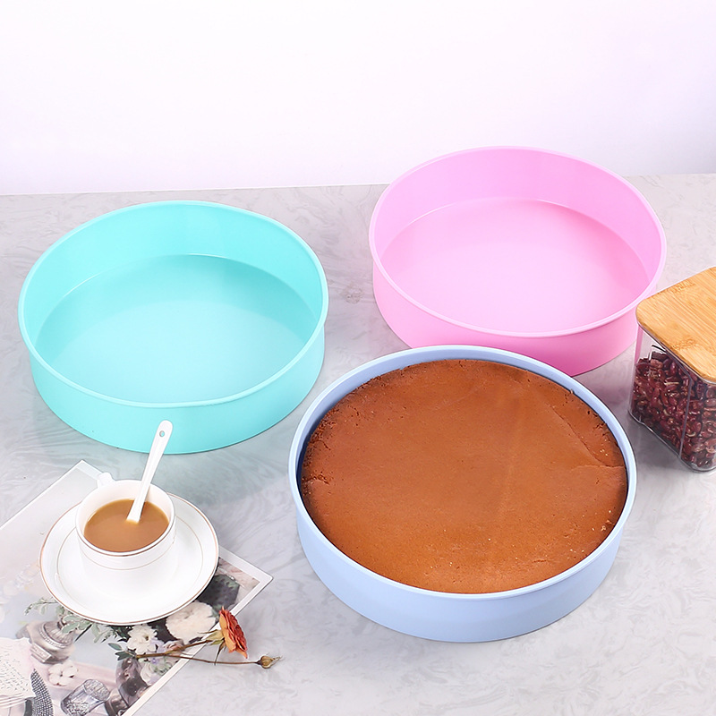 圆形蛋糕模具硅胶模具烘焙烤盘多尺寸种类蛋糕 DIY烘焙蛋糕模具详情图4