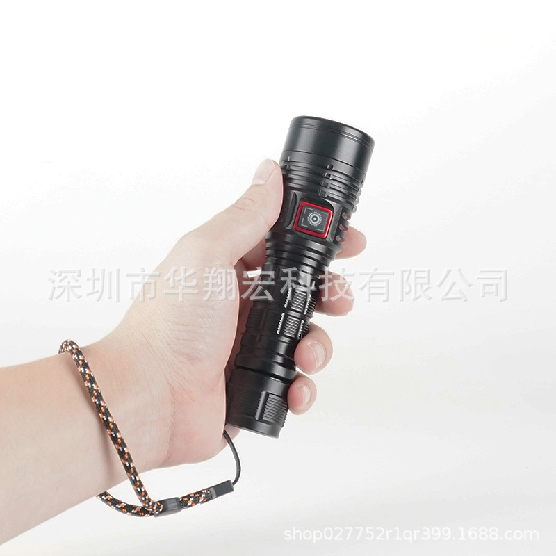 New G40 Flashlight Sst40 Lamp Bead Long-Range Focus Gun Handheld Treasure 21700 Integrated Warehouse Flashlight Specification drawing