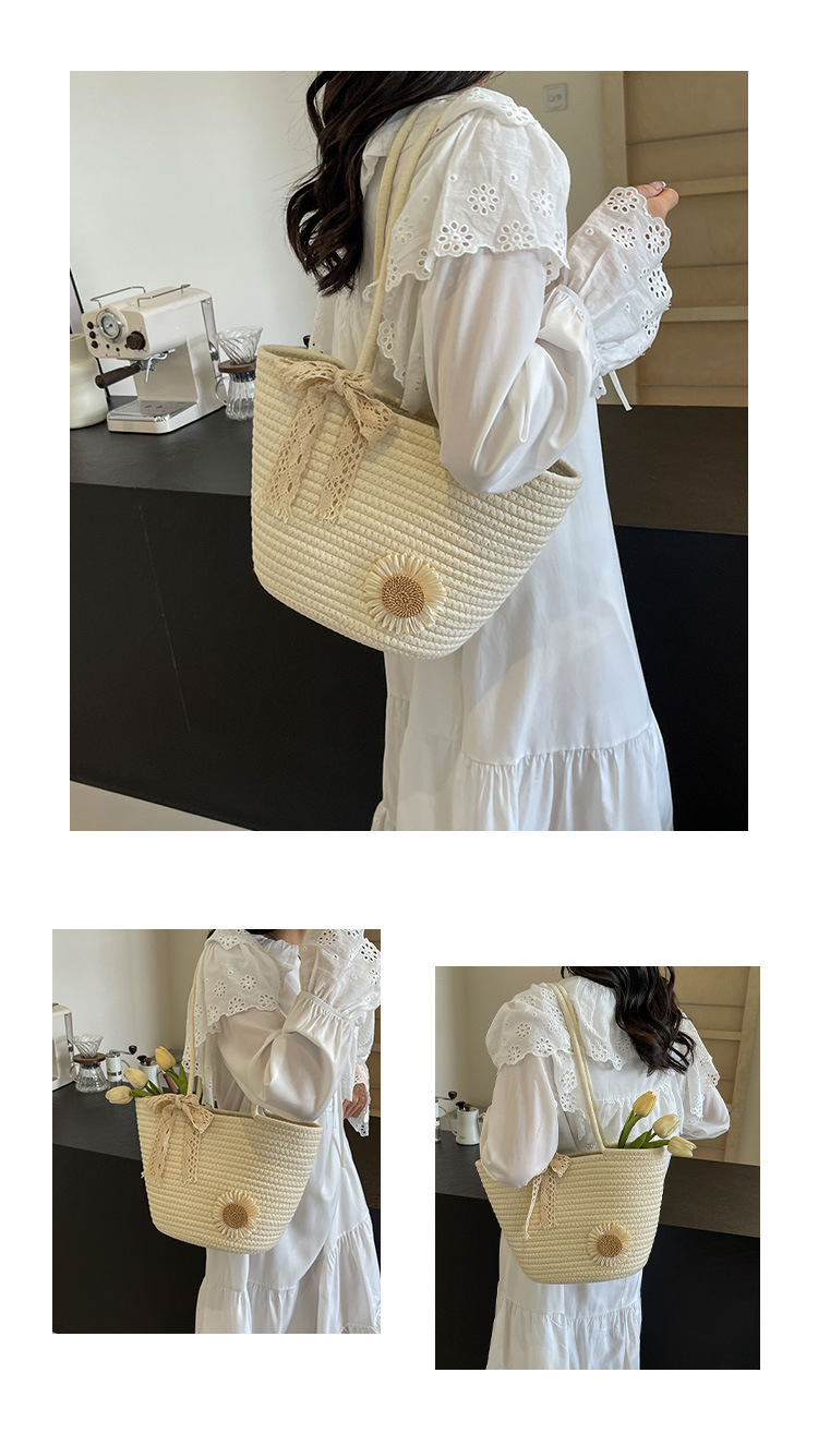 早春新款大容量手工编织包包女托特包女ins外出运营度假包女2025详情9