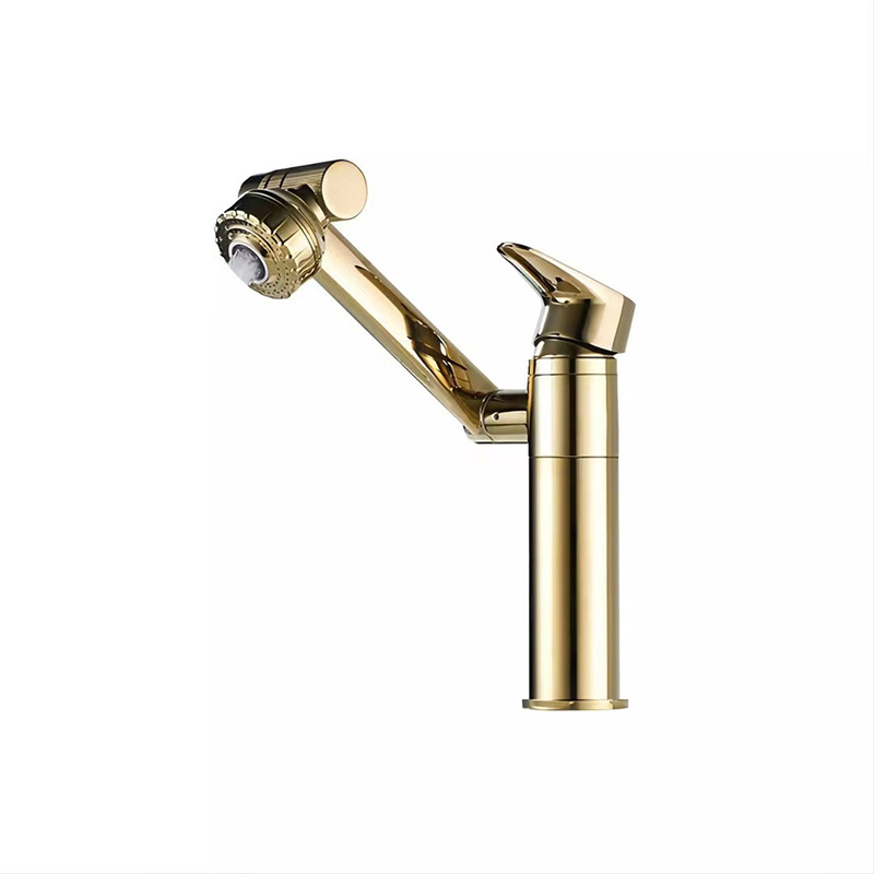 Universal Faucet Can Rotate Water Nozzle Wash Basin Fortune Cat Gun Gray Hot And Cold Water Bathroom Toilet details Picture