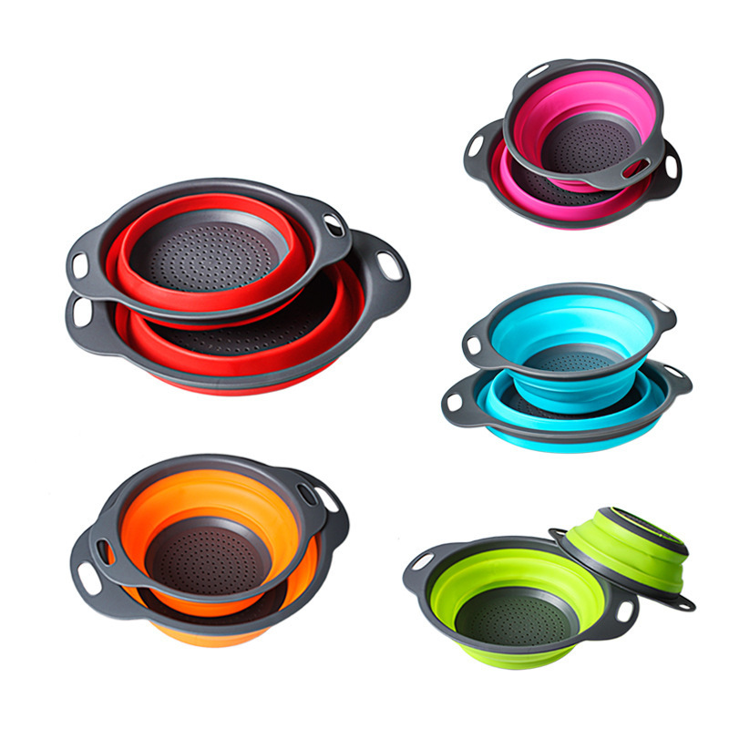 Fold the draining basket