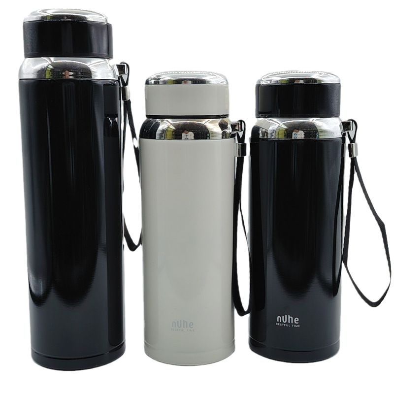 New cross-border 304 stainless steel double-layer sports water cup, outdoor portable large-capacity star pot, insulated cup and water bottle Item Picture