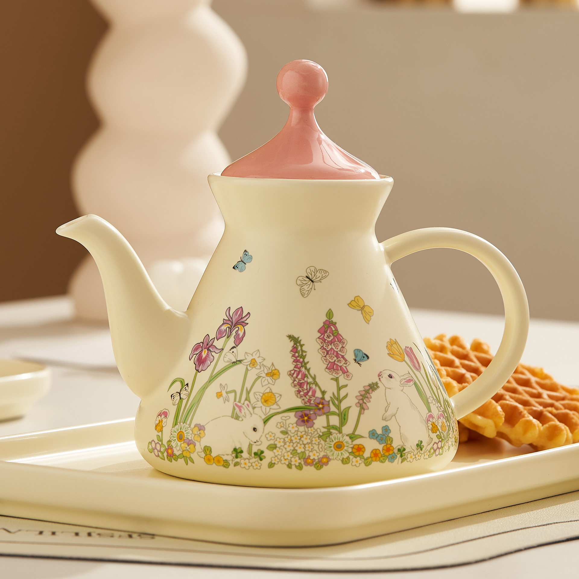 ins tea set gift box packaging, country-style cute home cup and plate set, high appearance level souvenir gift for girls Application Scenario
