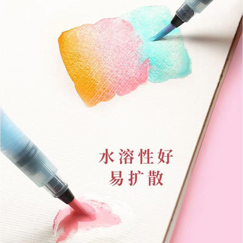 美术颜料实物图