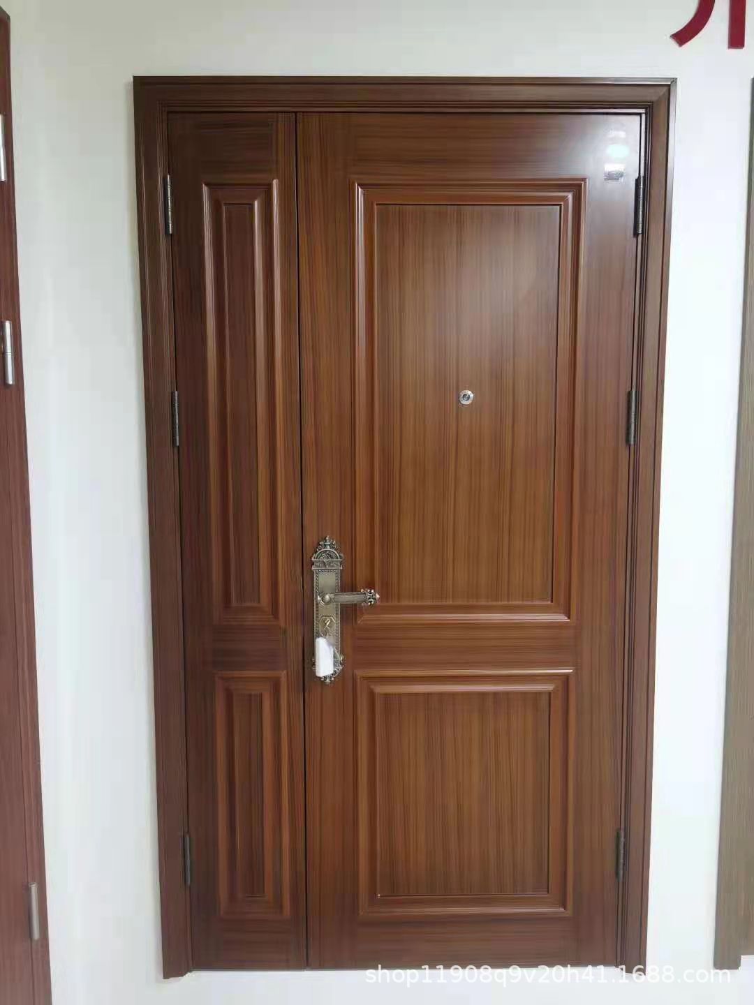 Factory wholesale and customized grade A and B steel-wood fireproof doors, fireproof wooden doors for hospital, hotel and hotel engineering rooms Item Picture