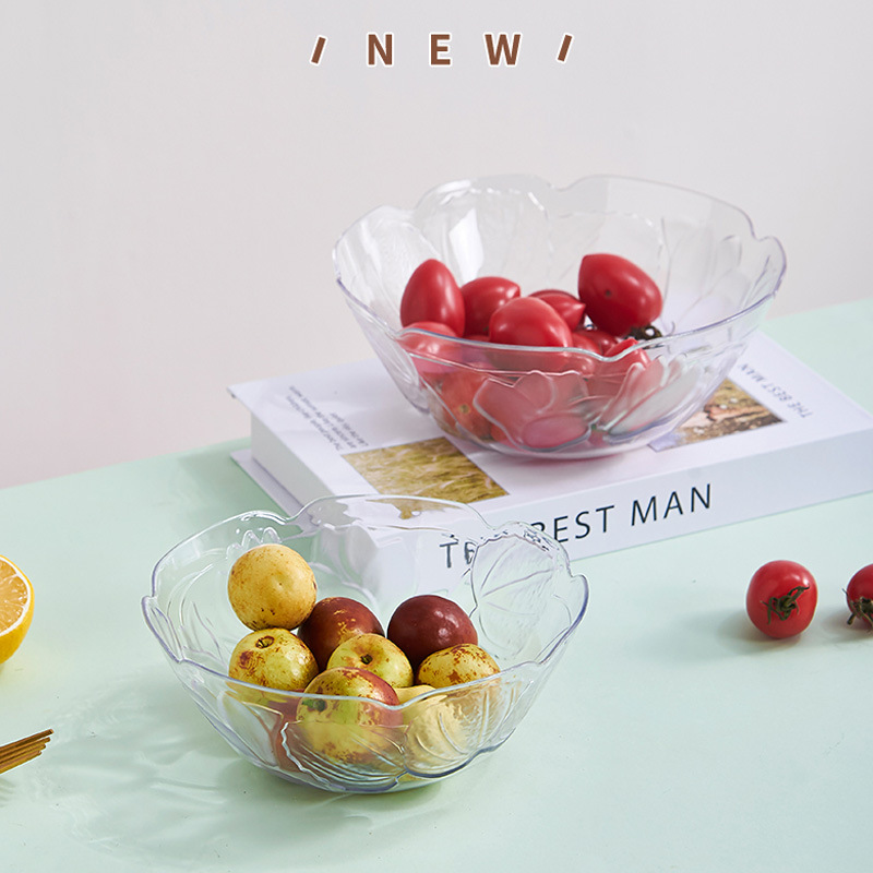 Fruit plate, household living room coffee table, snack basin, basket tray, candy, sunflower seeds, simple dried fruit plate
