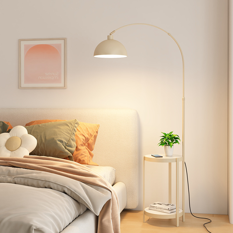 The 2023 new cream-style living room fishing lamp, side table beside the sofa, floor lamp, integrated light luxury standing lamp and table lamp Application Scenario