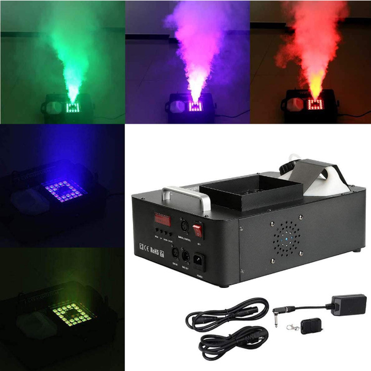 24 Lights On The Smoke Machine Multi-Angle Color Adjustable Party Wedding Powerful Smoke Machine Stage Smoke Machine Specification drawing