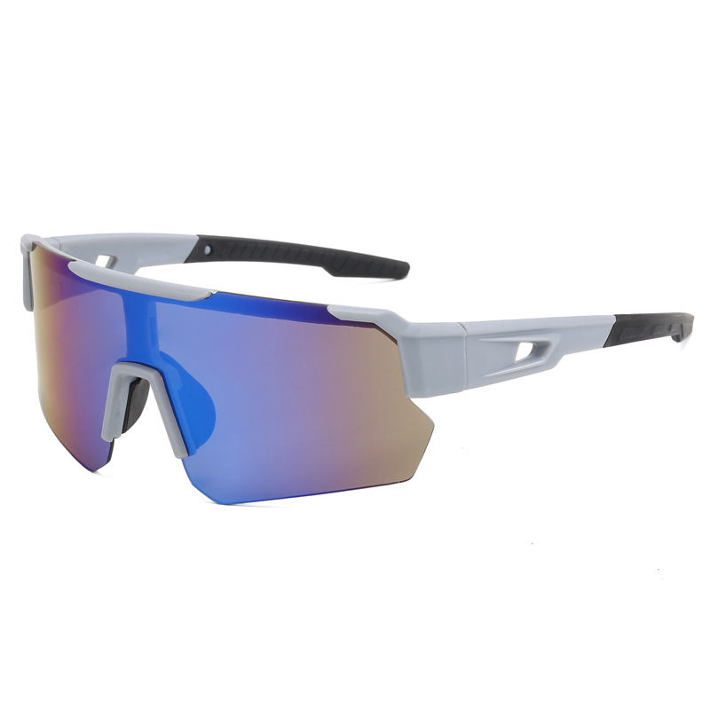 Cross-border new one-piece bicycle glasses, men's and women's cycling sunglasses 9336, outdoor windproof sports sunglasses wholesale Specification image