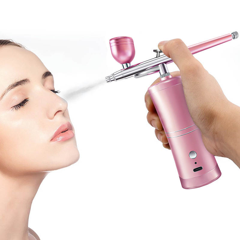 High-pressure Nano Mini Waist oxygen injection device, water replenishing spray device, home moisturizing spray gun, beauty handheld water oxygen instrument details Picture