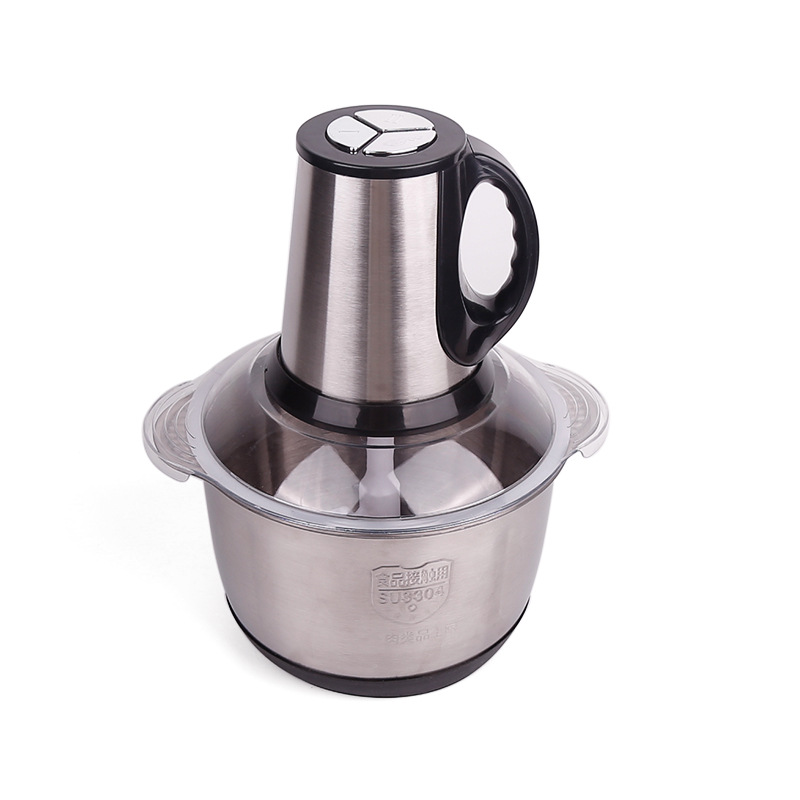 3L Foreign Trade Meat Grinder, Multi-Functional And Durable Garlic Paste Item Stirring And Mincing Food Processor, Stainless Steel Electric Application Scenario