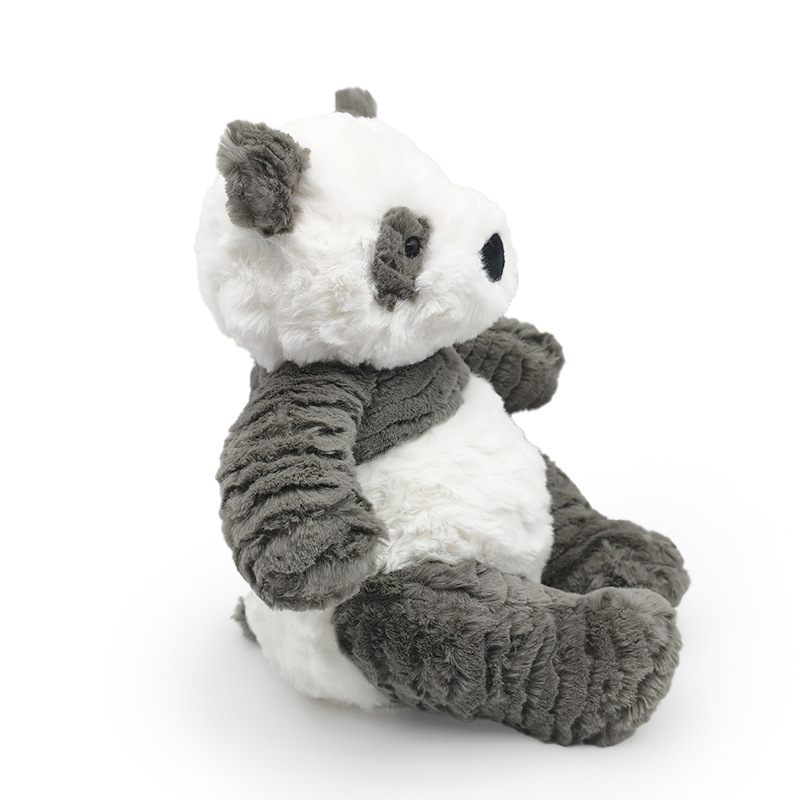 New national trend panda dolls, animal plush toys, cute big and small panda dolls, children's companion gifts details Picture