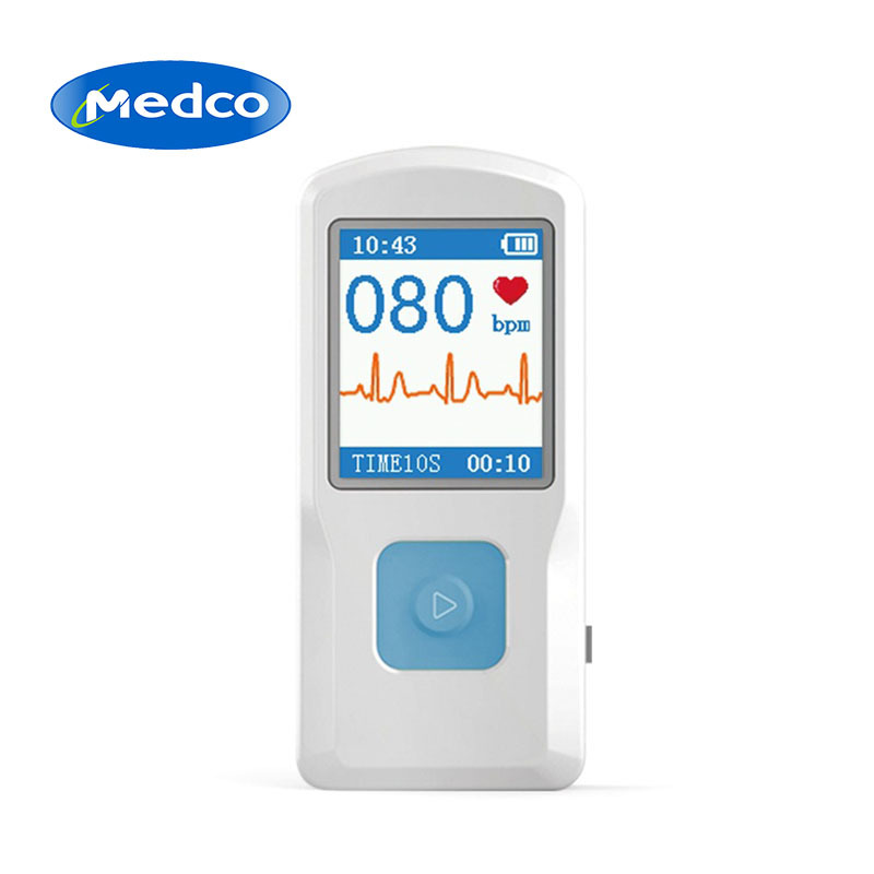 跨境专供PM10手持式心电图机小型监护记录仪10秒快速心率检测仪