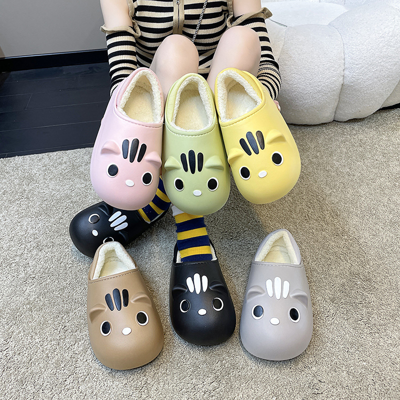 女式棉鞋实物图