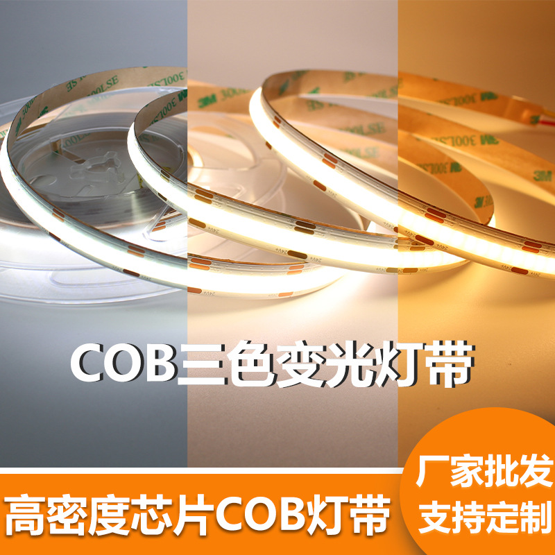 The living room ceiling has been connected to the Mi Home APP's smart cob light strip with three-color variable light, full-spectrum voice and stepless dimming