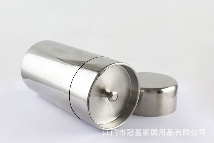 304 stainless steel tea canister, fcm sealed tea canister, portable storage canister, moisture-proof dried tangerine peel canister, storage canister, kitchen and home pic 21