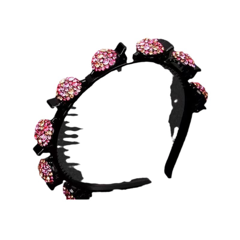 Headband Net Red Bangs Clip Special Forehead Clip Broken Hair Mother Model 2023 New High Appearance Level Explosive Model Item Picture