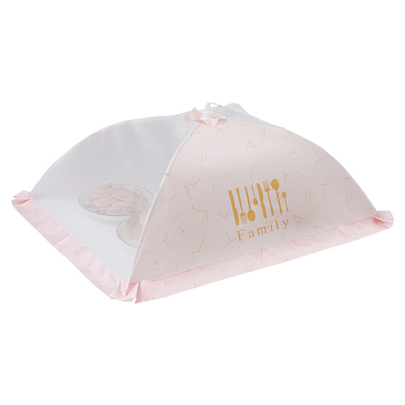 Food cover, stainless steel leftover food cover, new multi-specification vegetable cover, folding dining table vegetable umbrella, simple household vegetable cover Item Picture