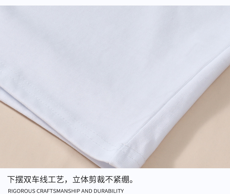 短袖男棉t恤醒狮刺绣2024新款夏季国潮中国风大码圆领宽松情侣装详情15