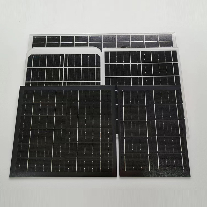 监控太阳能电池板监控太阳能板单晶多晶硅光伏板太阳能玻璃板高效发电产品图
