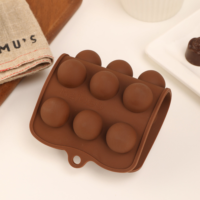 15-piece silicone chocolate mold jelly ice cube tray baking upside down DIY high-temperature resistant factory direct sales ice cube tray ice cream details Picture