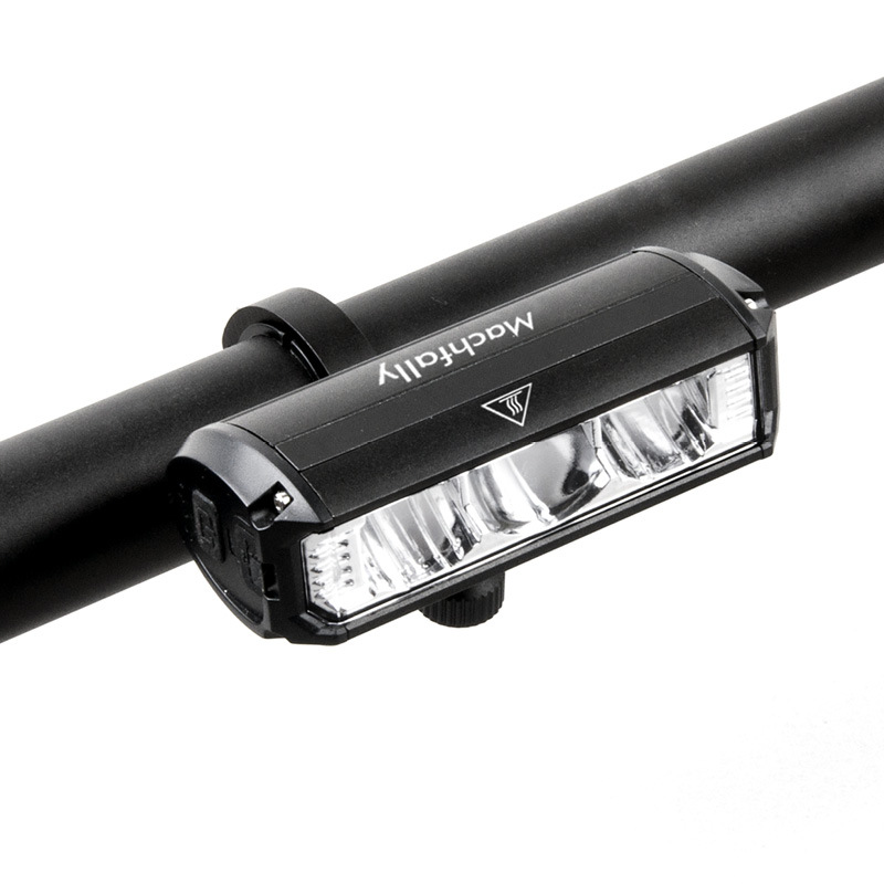 新款自行车灯铝合金USB自行车前灯高亮夜骑手电筒户外跨境配件详情图2