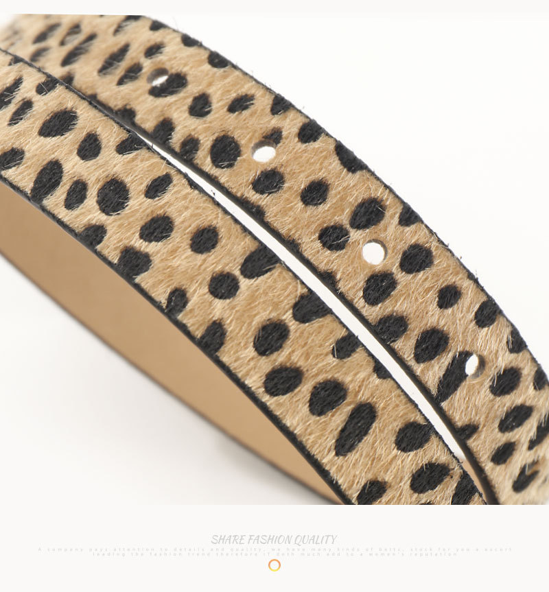 Europa y los Estados Unidos ins viento leopardo cinturón de moda de las mujeres viento caliente punto hebilla de aleación de las mujeres cinturón de jeans multiplex pic 24