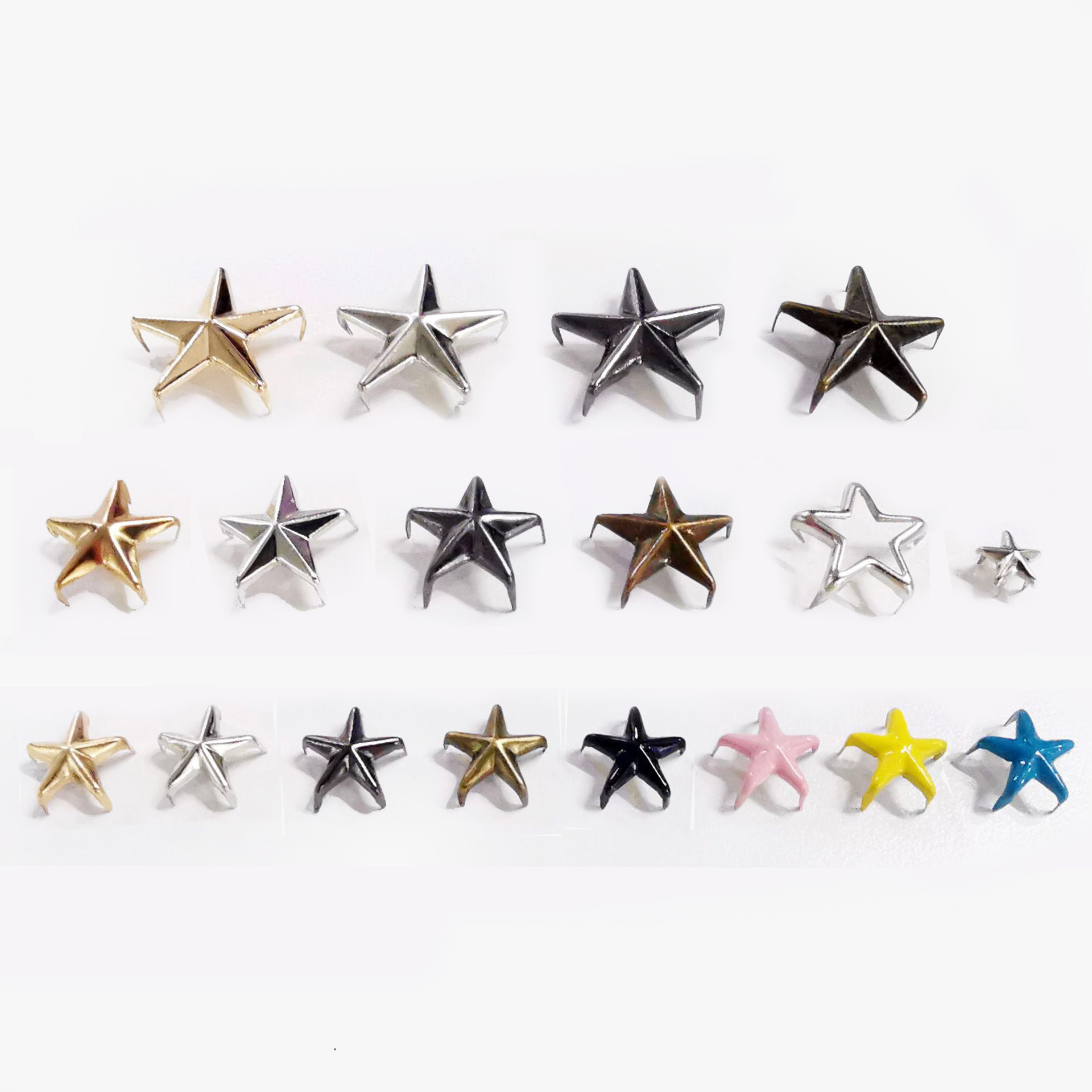 Claw nail type processing and customization, multi-style four-claw DIY phone case, bag accessory rivets, round and flat details Picture