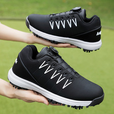高尔夫球鞋男士超纤皮面防水透气男鞋防滑舒适柔软跑步休闲运动鞋