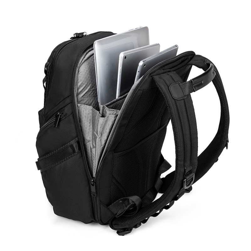 Ballistic Nylon Daily Commuter Modern Men's Backpack Computer Backpack 232789D Specification drawing