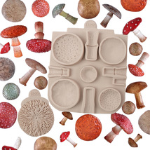 新款烘焙工具万圣节蘑菇硅胶蛋糕模具巧克力装饰翻糖模具滴胶模具