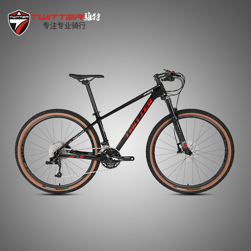 TWITTER骓特LEOPARDpro碳纤维山地车30速27.5/29寸越野自行车详情图1