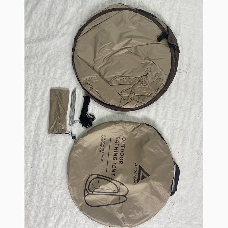 Wholesale of portable folding tents for outdoor camping, household no-setup changing and bathing tents, and quick-opening toilet tents details Picture