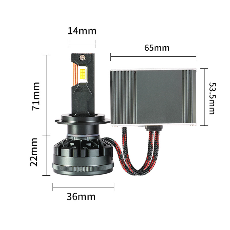 130W Wheat Led Car Lights Original Factory Direct Sales, Imported 3570 Inverted Light Source, Instant Start Decoding Temperature details Picture