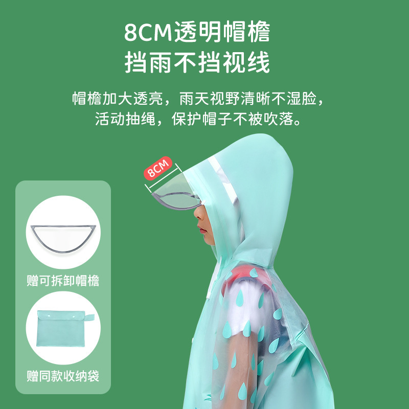 儿童雨衣女小细节图