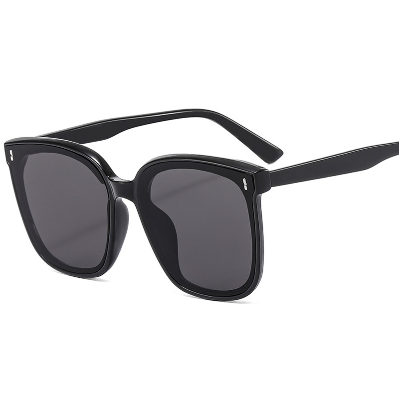 New sunglasses for women, the same large-framed sunglasses as Douyin influencers, Korean style trendy street style, vertical stud glasses for men, 808