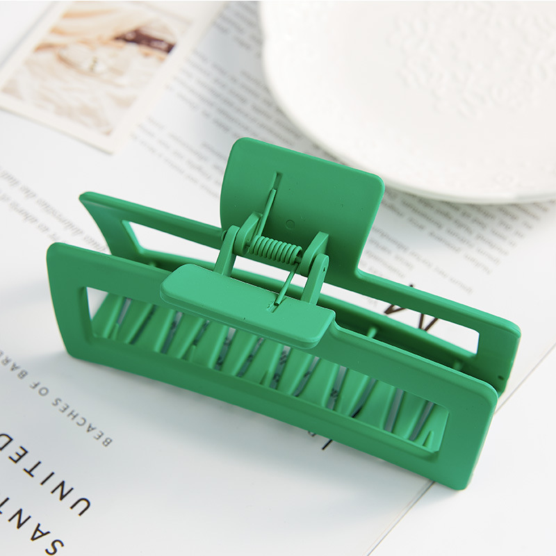 Korean Hair Grab Hair Square Clip Headdress Clip Back Head Clip Extra Large Clip Clip Hair Amount Shark Clip Specification drawing