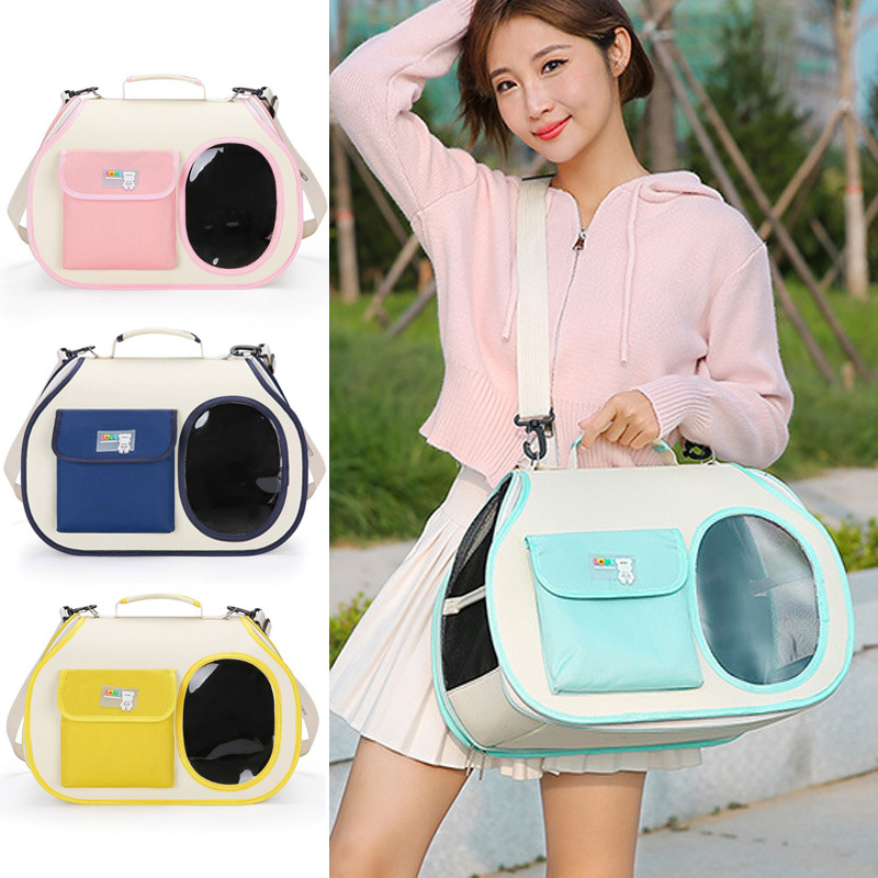 Cross-border best-selling cat bags, fashionable and breathable square cat backpacks, dropshipping, foldable portable pet bags for going out wholesale