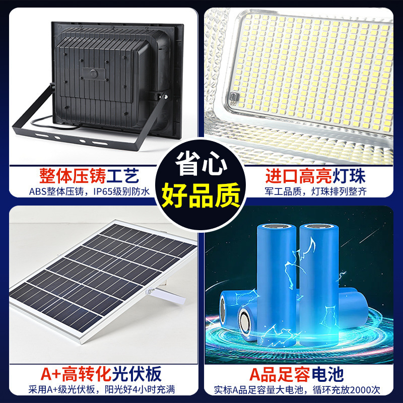 Huimin New Solar Light 500W Bright Led Floodlight Solar Street Light Landscape Garden Light Application Scenario