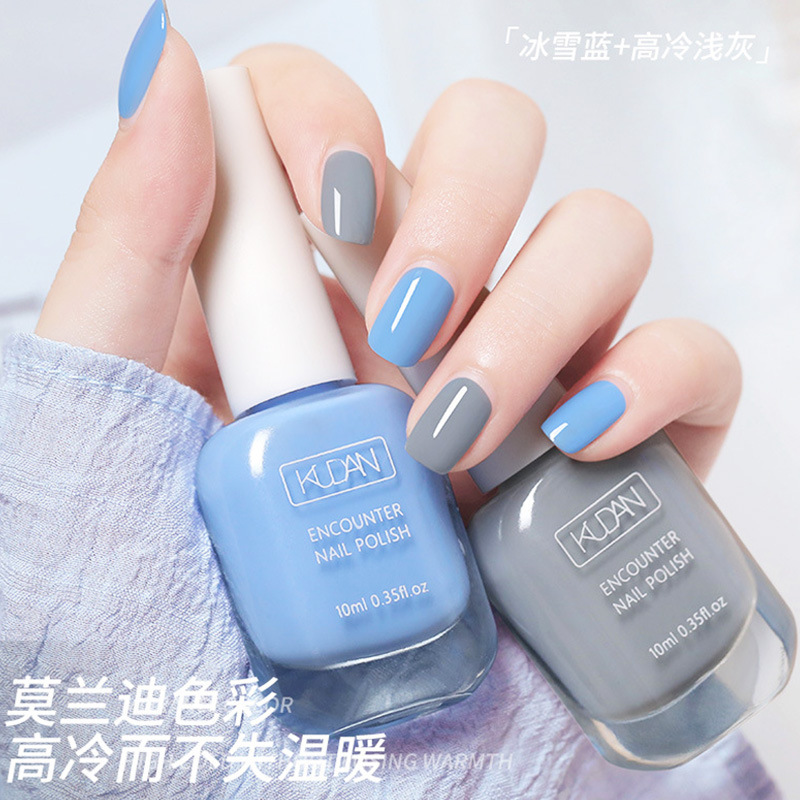 Matcha green water-based peelable nail polish, odorless, no baking required, quick-drying, long-lasting, peel-off base oil, nail polish for students Specification image