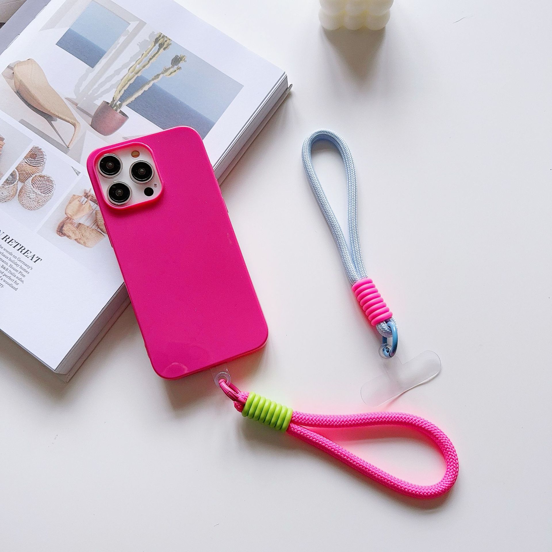 The manufacturer supplies mobile phone lanyards, braided ropes, short color-matched anti-loss ropes, handcrafted and versatile keychains, water bottle and speaker ropes Specification image