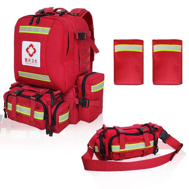 Modular combination type personal portable backpack for health emergency, standard double-shoulder backpack, professional rescue team equipment bag Item Picture