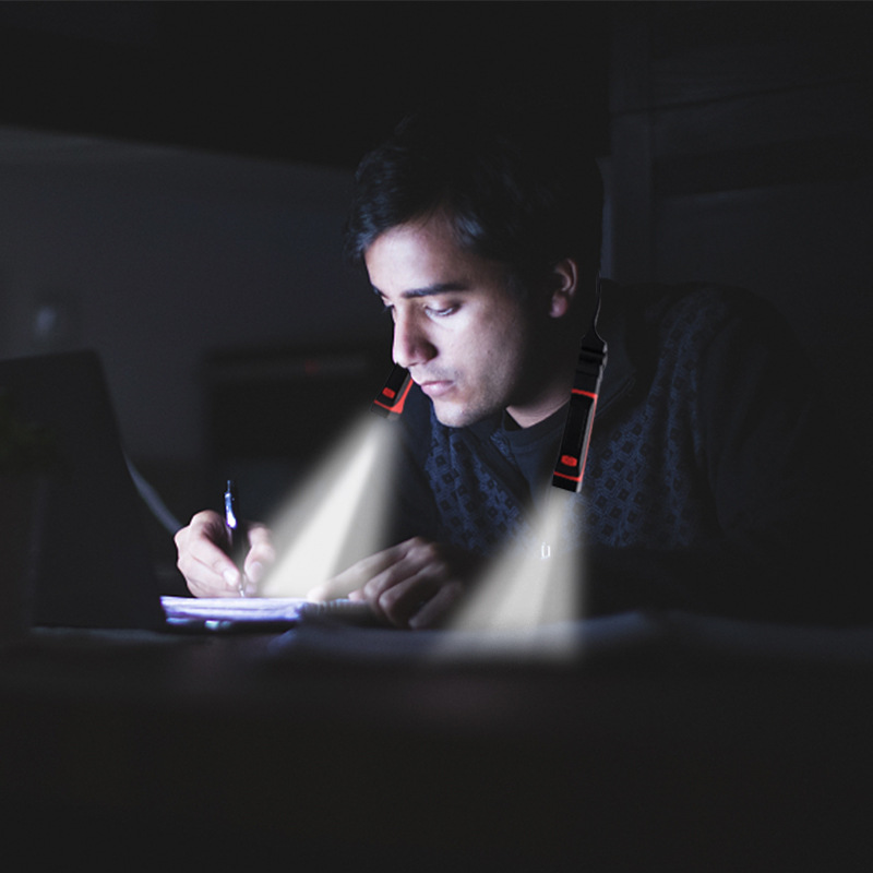 Amazon's new USB charging lamp, reading and learning led neck lamp, outdoor lighting, work light, and night running light details Picture