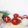 Cross-border wholesale Christmas balls 12pcs combination set, Christmas tree decorations, hand-painted balls, and multiple types of Christmas balls Specification image