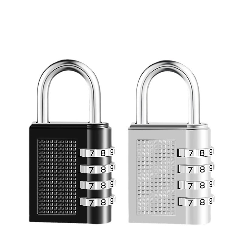 Password lock, password padlock, password padlock, 4-digit zinc alloy gym cabinet, household Amazon wholesale Item Picture