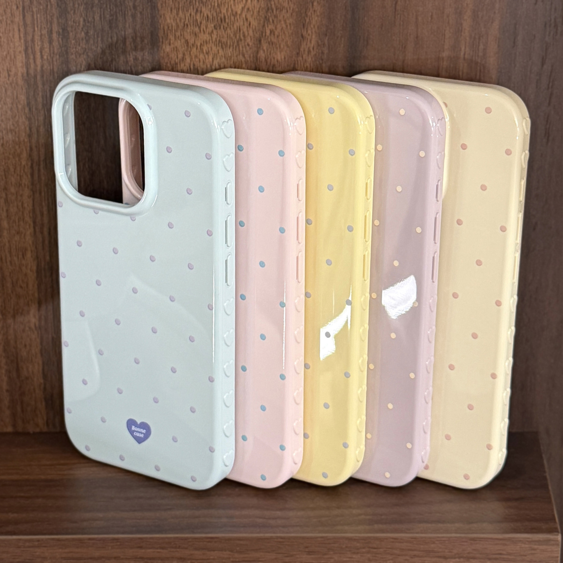 适用苹果16手机壳iphone17撞色简约波点15promax代发14磁吸13清新详情6