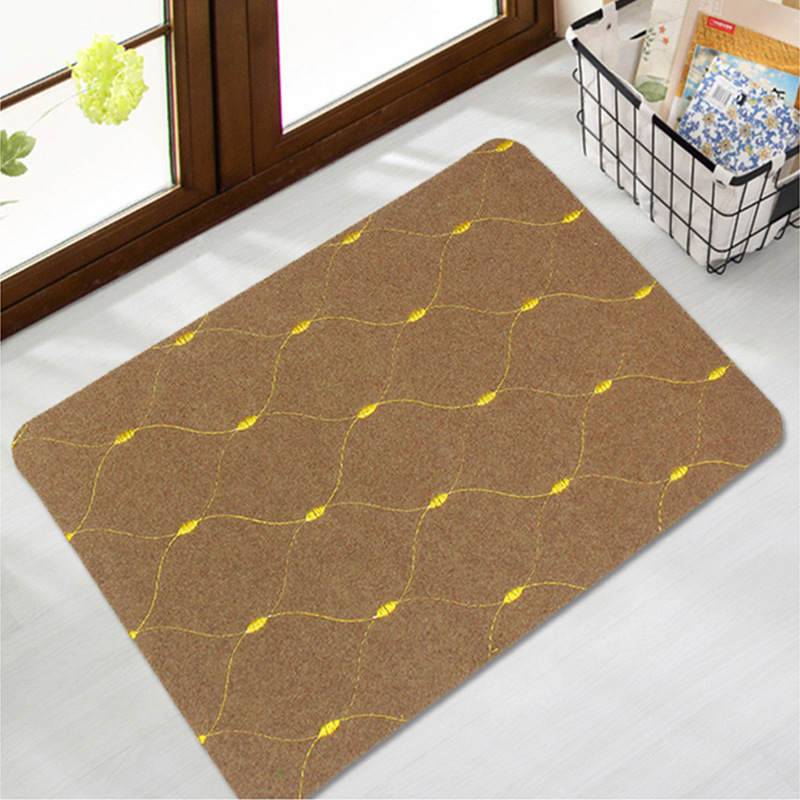 Home carpet floor MATS, kitchen, bathroom and toilet entrance thickened door MATS, footpads, fleece quilted door MATS Specification image