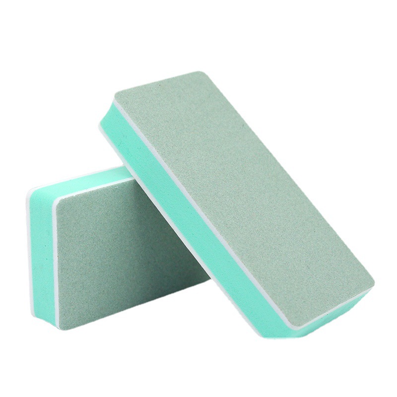 Printing and polishing blocks, green and white double-sided polishing of Bodhi seeds, nail polish, silver polishing, cultural and recreational supplies, direct sales from the manufacturer Item Picture